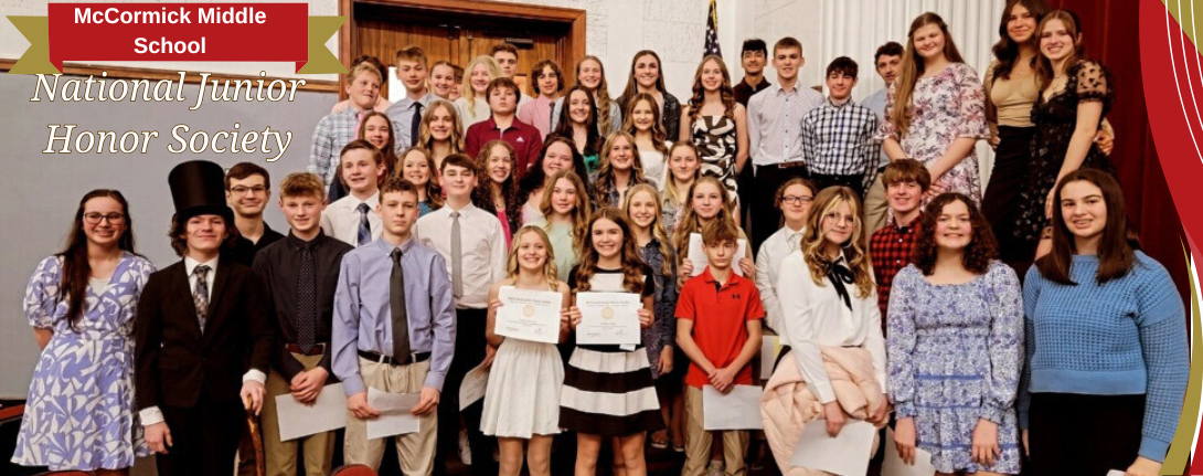 National Jr. Honor Society for McCormick Middle School