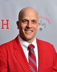 Photo Tim Lamb, Principal Huron High